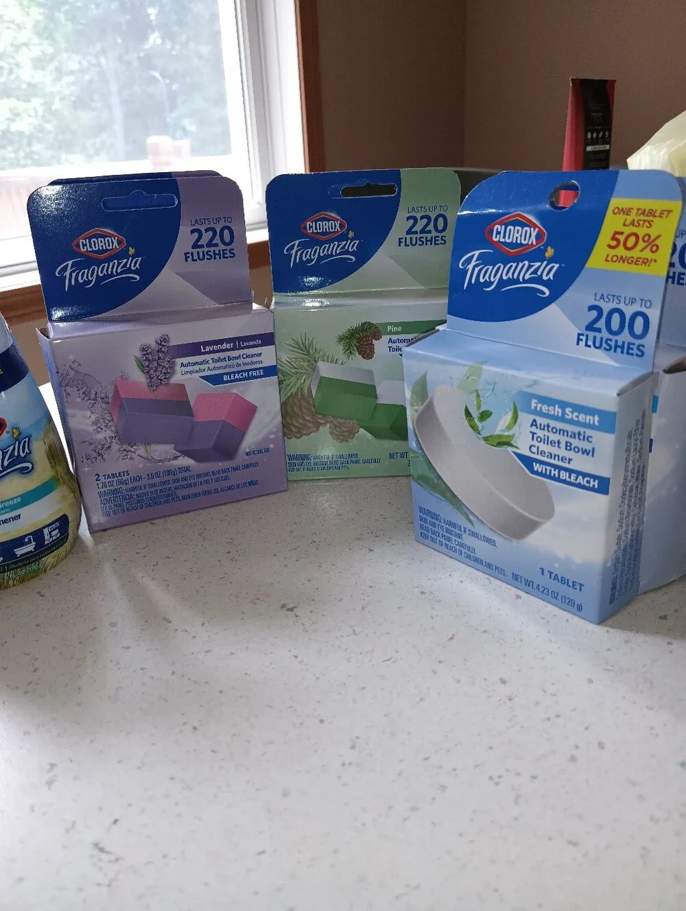 9pc Bathroom Bundle Clorox Fraganzia  Toilet Cleaning Tablets Bundle